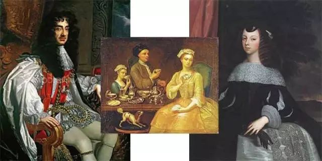 右一为凯瑟琳公主左一为查理二世—3—纵观中国红茶400年间兴衰历史大