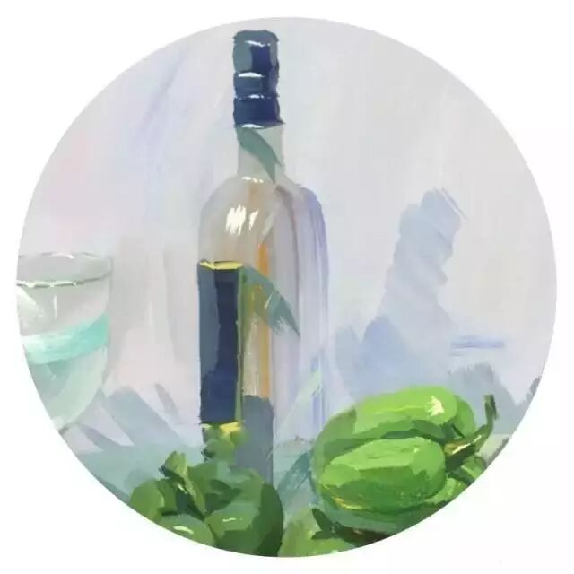 色彩看似简单实则超难的玻璃瓶如何画