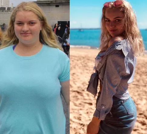 減掉126斤的胖妞，只花1年時間成功瘦身還成為了網紅 運動 第1張