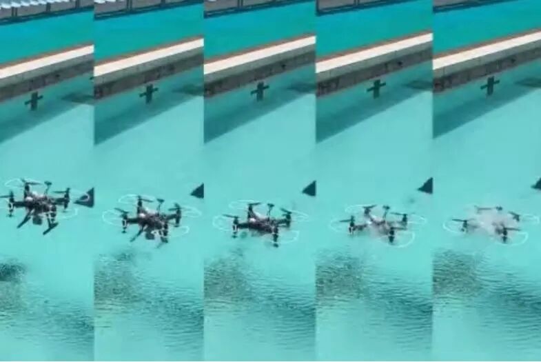 能夠在空中和水下飛行的無人機的圖1