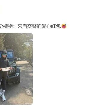 刘嘉玲被交警处罚!