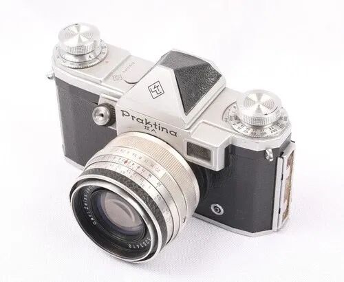 Praktina IIa 35mm Film Camera with Carl Zeiss Flexon 50mm f/2 Lens 3478 - Picture 1 of 12