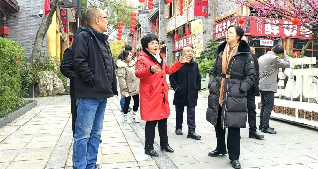 贵阳市花溪区区长蒋芳菊 一行到崇州唐风蜀韵景区考察(图8)