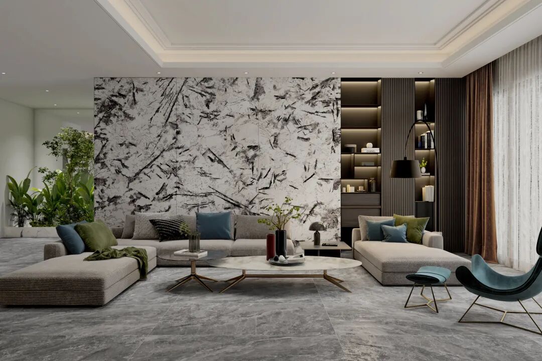 「天山暮雪」，绝美墙面装饰(图6)