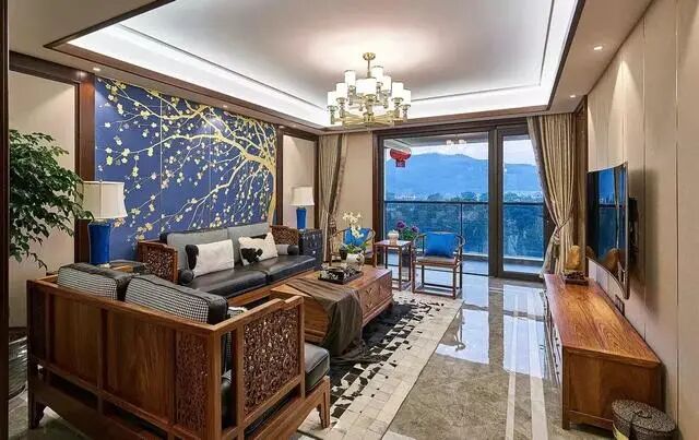 130㎡中式风格新房，演绎现代与古典的完美结合，漂亮极了！