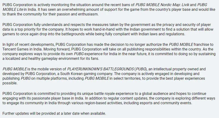 《絕地求生》手遊印度業務將不再授權給騰訊 遊戲 第2張