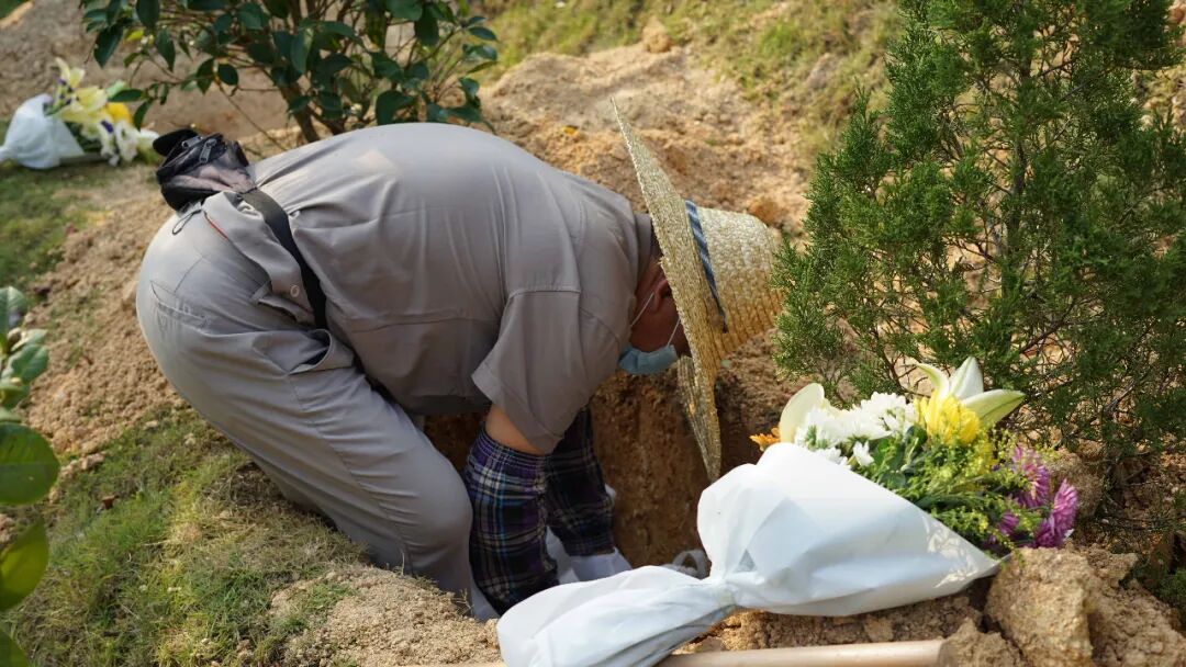 落叶归根44名逝者落户仙峰山墓园树葬区