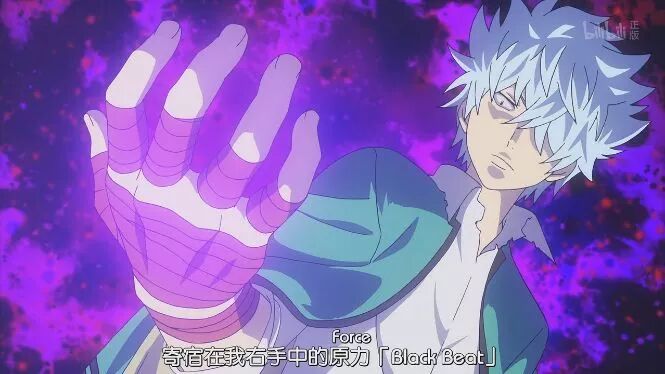 认为自己右手里寄宿着原力所以缠着绷带,一直与黑暗组织dark reunion