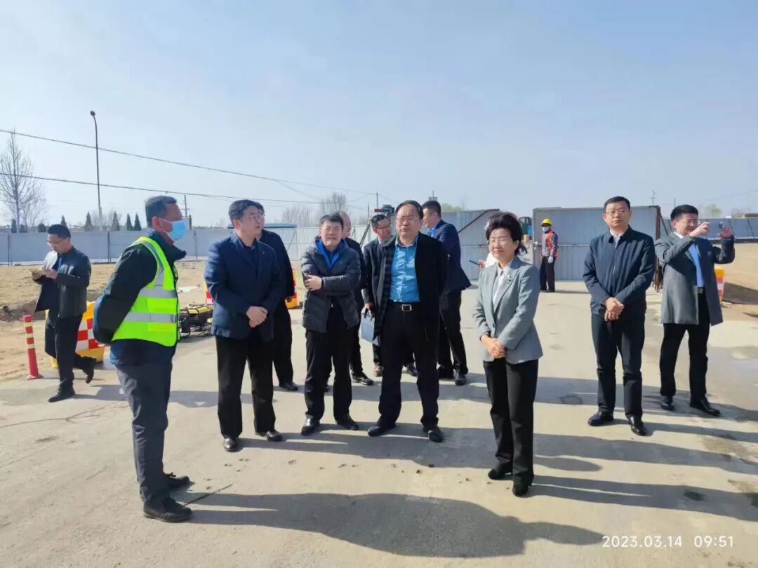 山东省住建厅督导组到s323夏津段改建工程项目实地督导