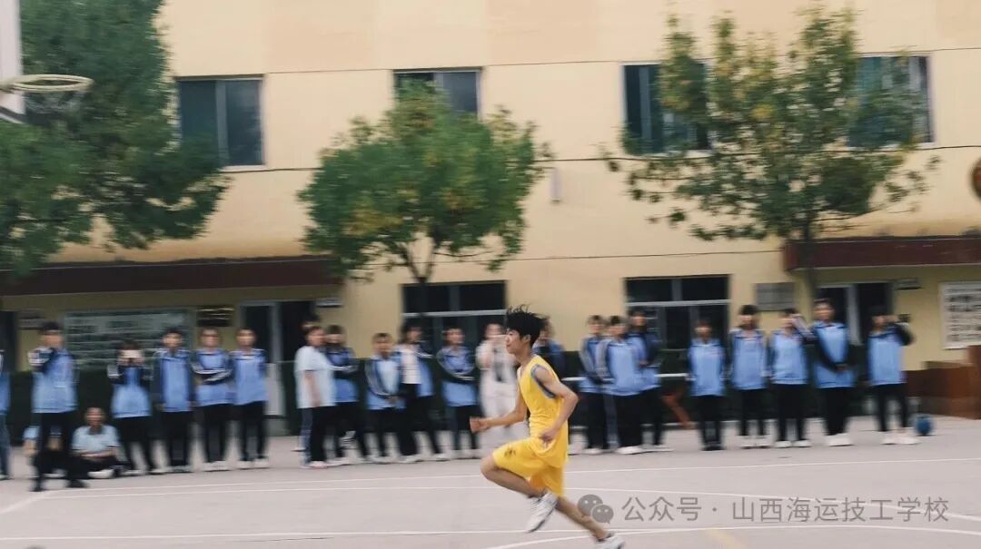 燃动青春！山西海运技工学校篮球赛火热开赛，少年们驰骋赛场！