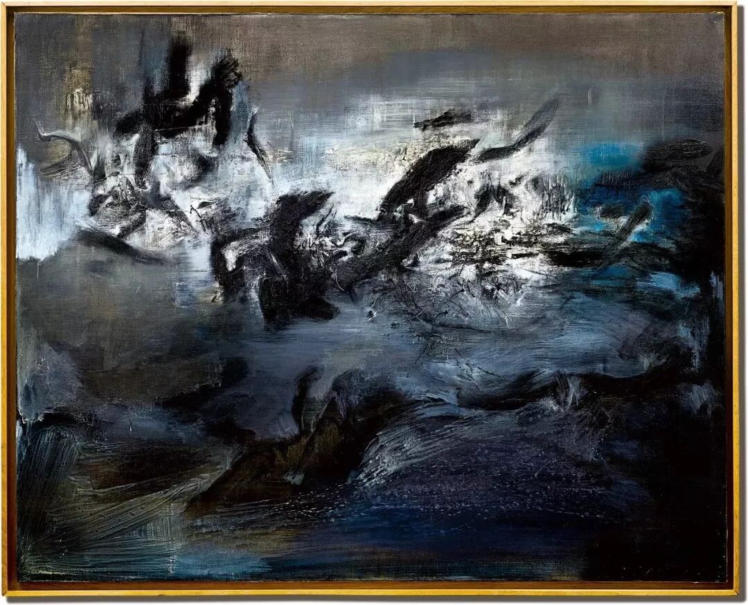 04576亿港币2017年香港佳士的秋拍:2.026亿港元赵无极 《29.01.