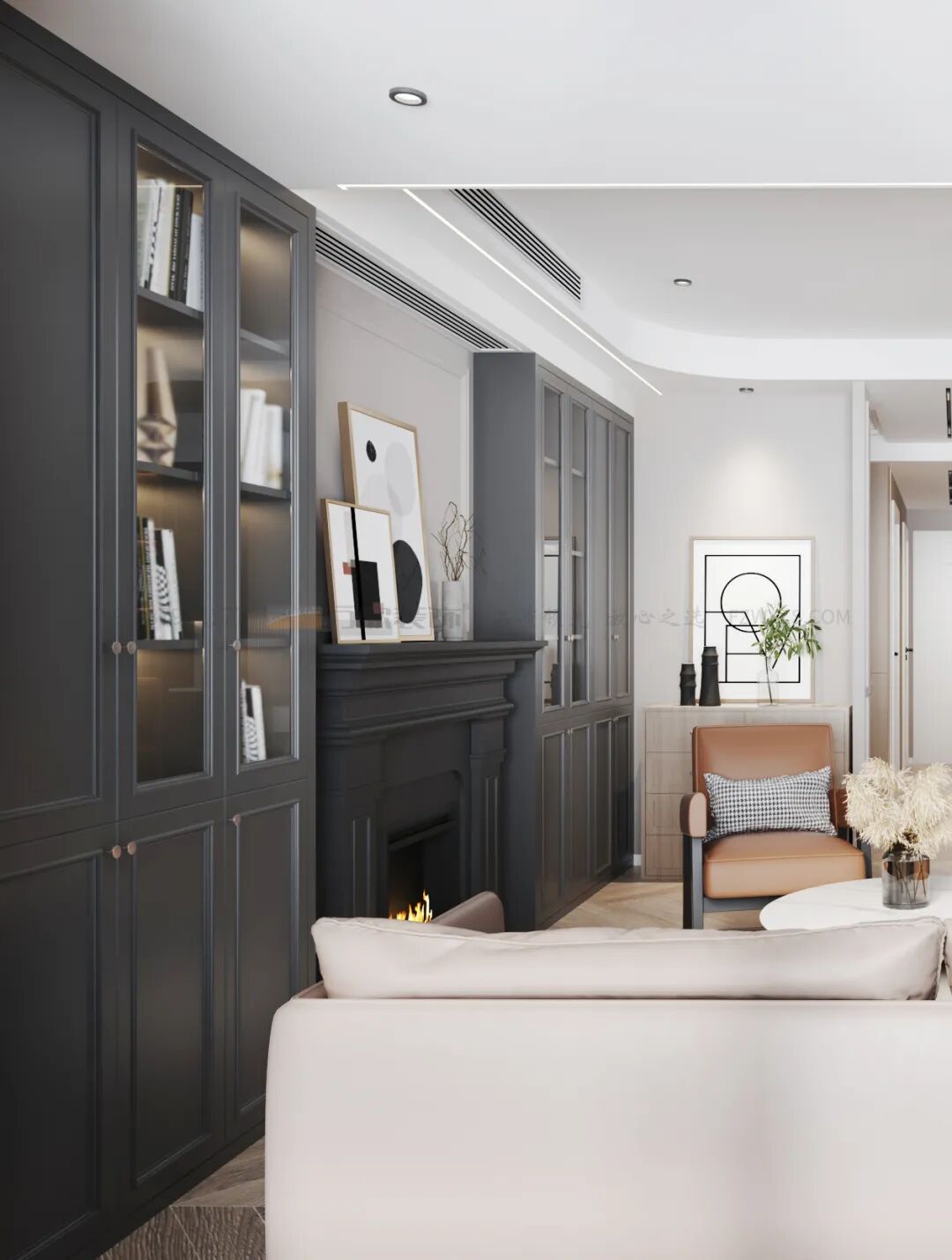 客廳局部效果圖