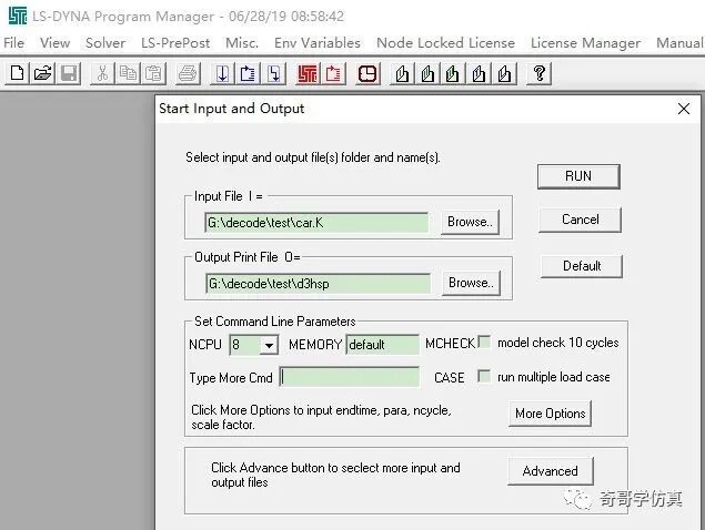 奇哥的lsdyna笔记1. Ls-dyna提交求解脚本及license报错解决方案的图2