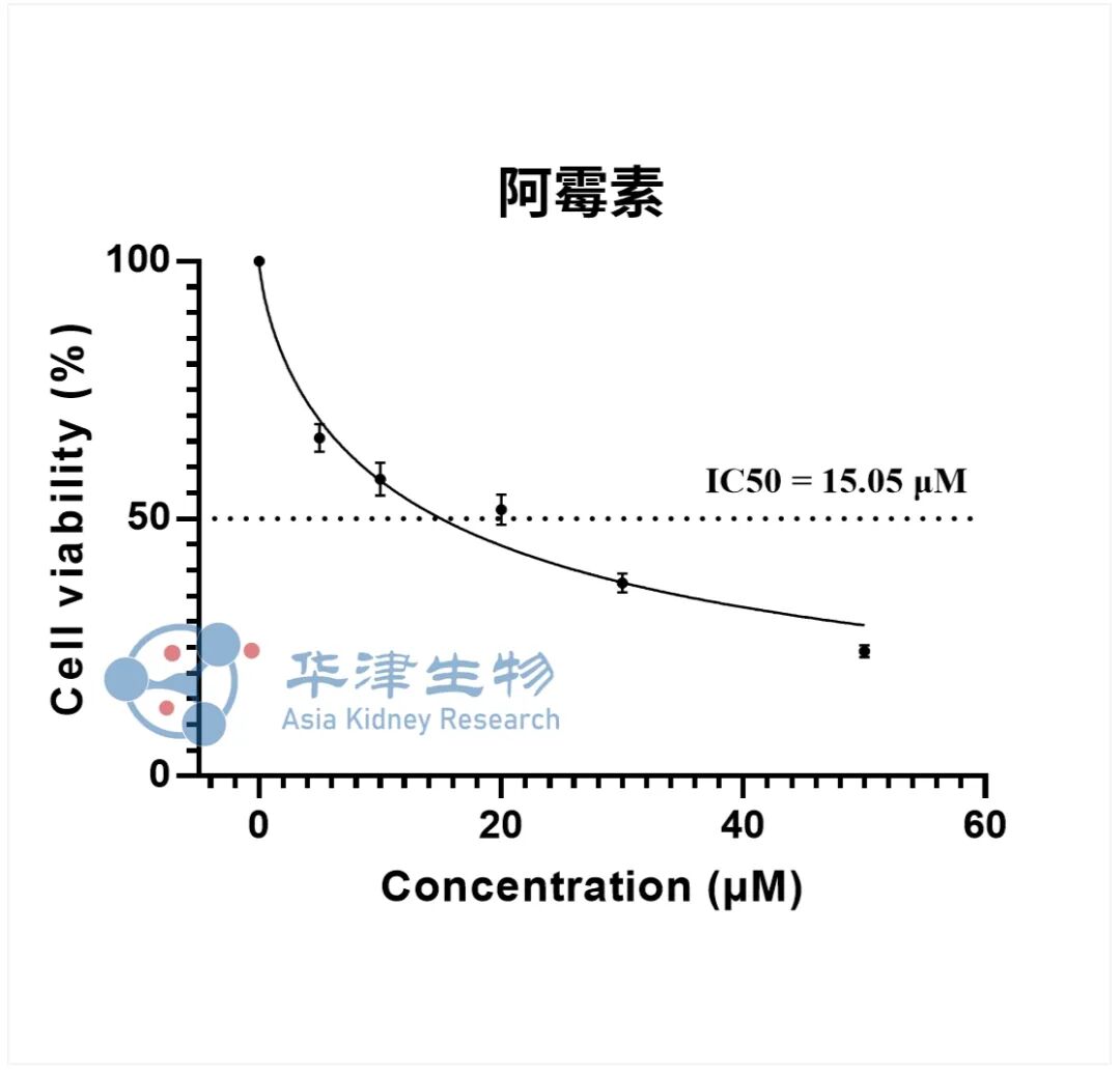 IC50实验验证结果