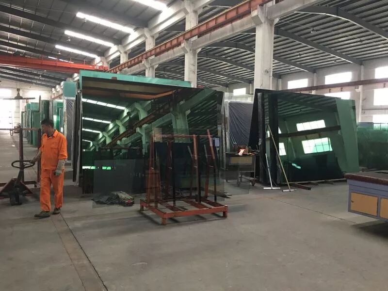 城市服务厅幕墙玻璃加工厂考察报告