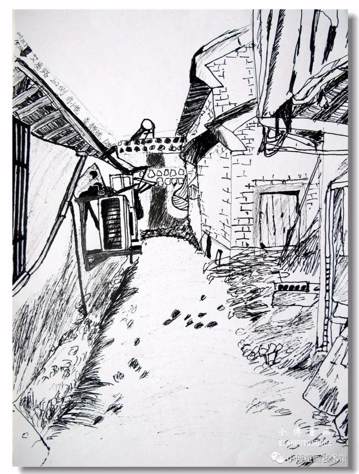 户外建筑写生:大童画班(五六年级) - 小傅童画艺术馆 - 小傅童画 户外建筑写生:大童画班(五六年级) - 小傅童画艺术馆 - 小傅童画