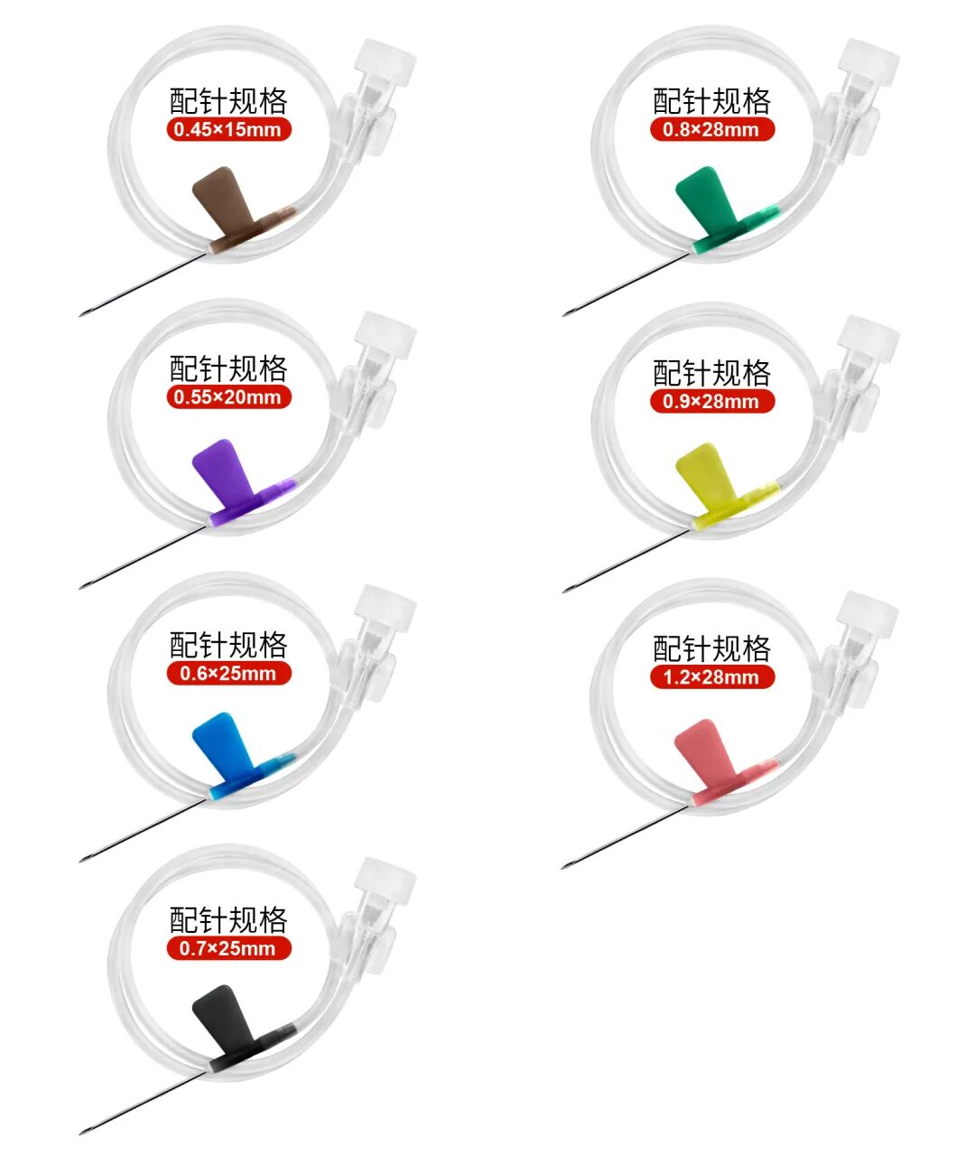 头皮针型号有哪些涨知识丨原来针头也分赤橙黄绿青蓝紫！_https://www.jmylbn.com_新闻资讯_第7张