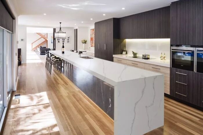 Calacatta Quartz Kitchen Designs