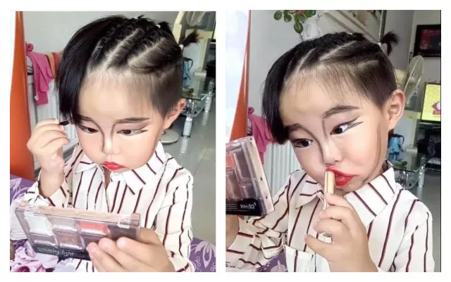 女儿才9岁，李湘就要求王诗龄带化妆品上学（组图） - 46