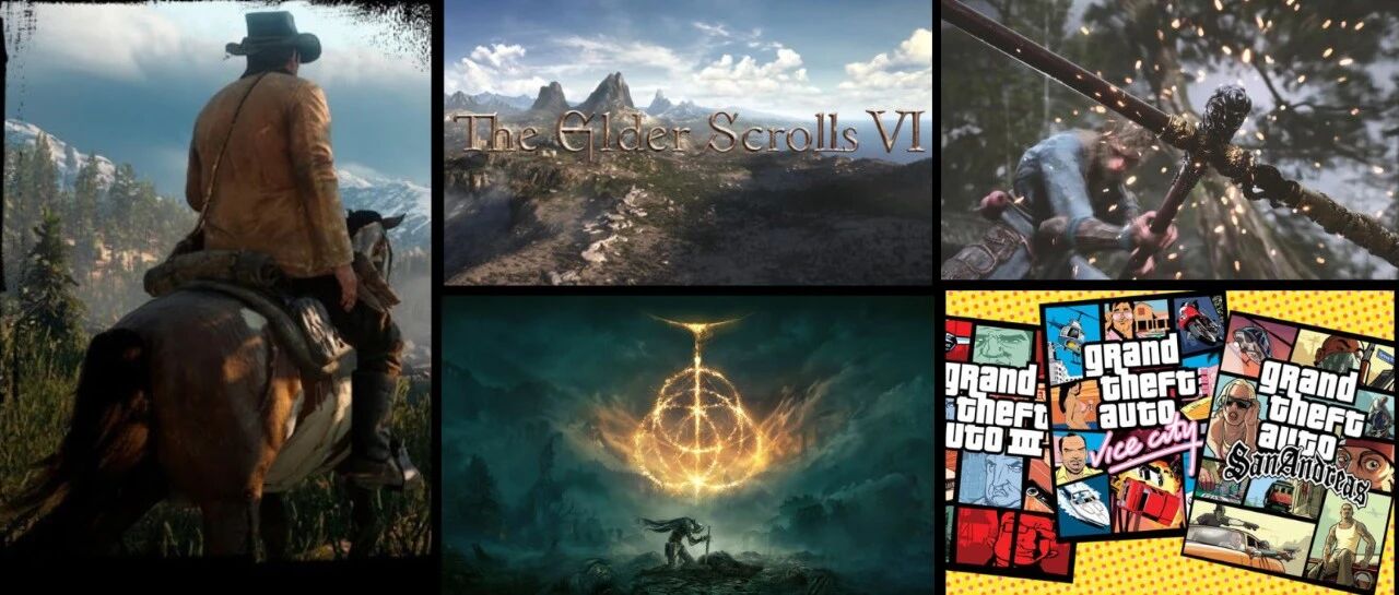 《老滚6》发售日曝光！比《黑神话悟空》晚半年！《大表哥2》畅销第二！《老头环》今晚实机！