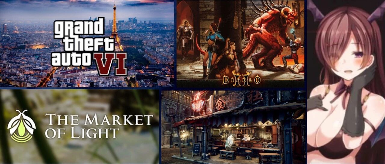 R星某6遭官方禁言！绅士游戏不给弟弟买一份?虚幻5游戏steam免费！《暗黑2RE》大量差评！