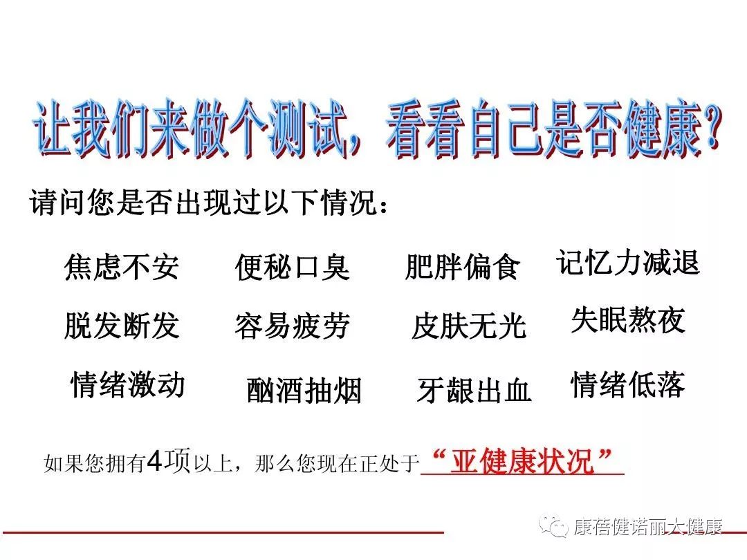 原来不生病 身体健康 这些潜在威胁你知道吗 康蓓健诺丽大健康 微信公众号文章阅读 Wemp