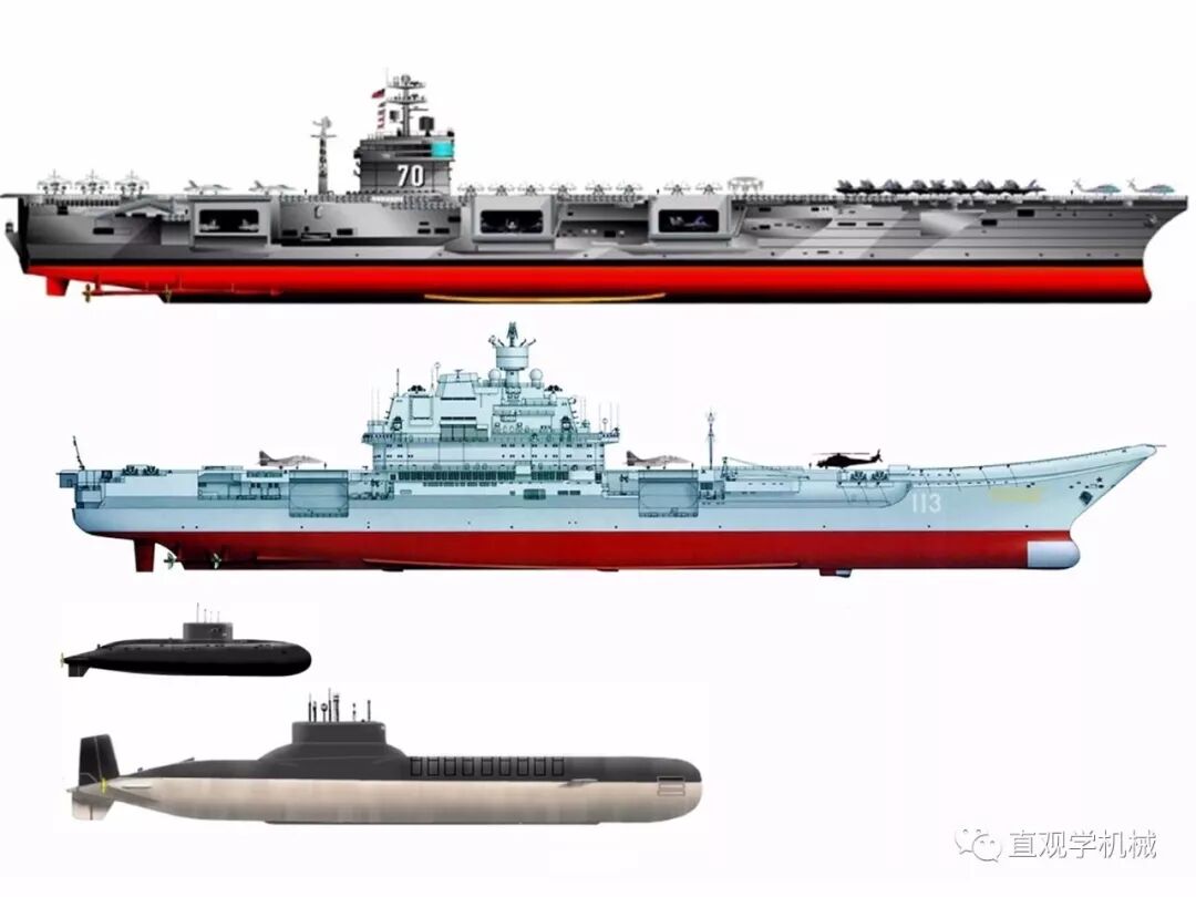 只有经过对比，才知道台风级潜艇究竟有多大的图3