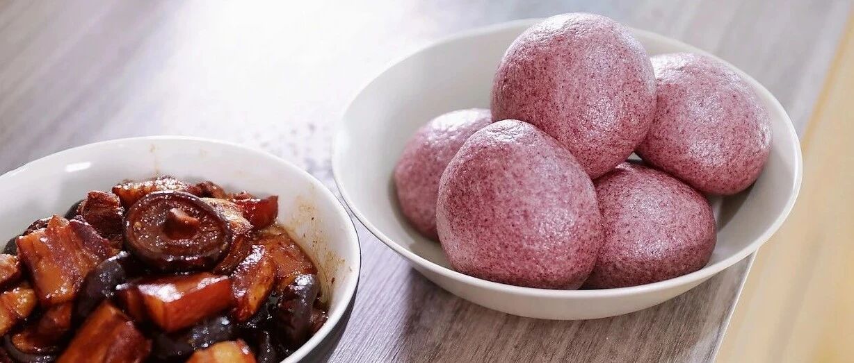 松软，香甜，大！（奶香味儿的黑米大馒头）