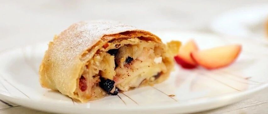 温暖的苹果卷，想想就流口水了~