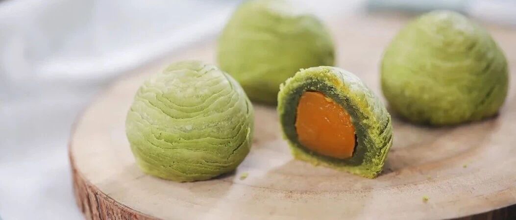 这么美的抹茶酥，一起来试试吧~