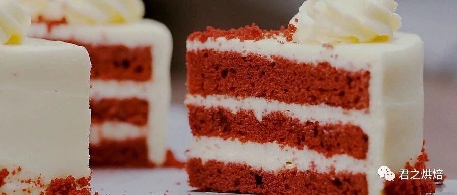 红丝绒蛋糕，浪漫与美味扑面而来~