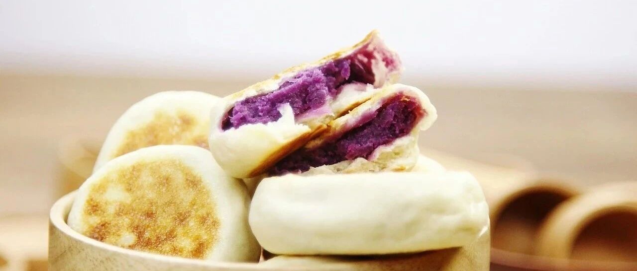 少油少糖！香软紫薯饼