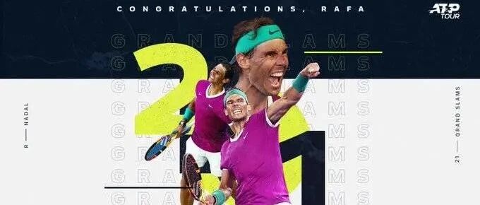 纳达尔澳网斩创纪录一冠 双圈21冠独占历史第一