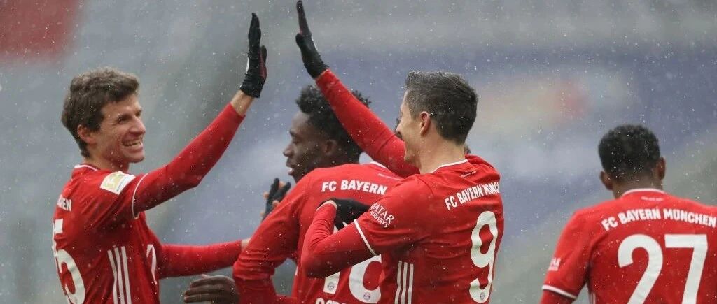 穆勒莱万联袂破门，拜仁提前锁定半程冠军