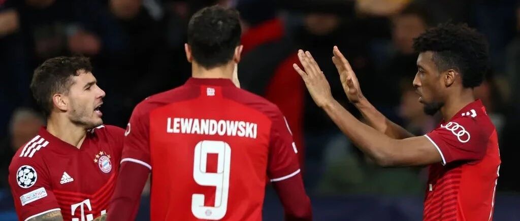 科曼关键进球，客场战平萨尔茨堡