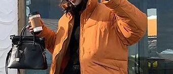 冬天不妨试试这样搭配面包服，穿对了显高又显瘦！