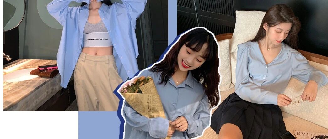 巨流行的 “ 婴儿蓝 ” 显白又少女，看一眼就沦陷！