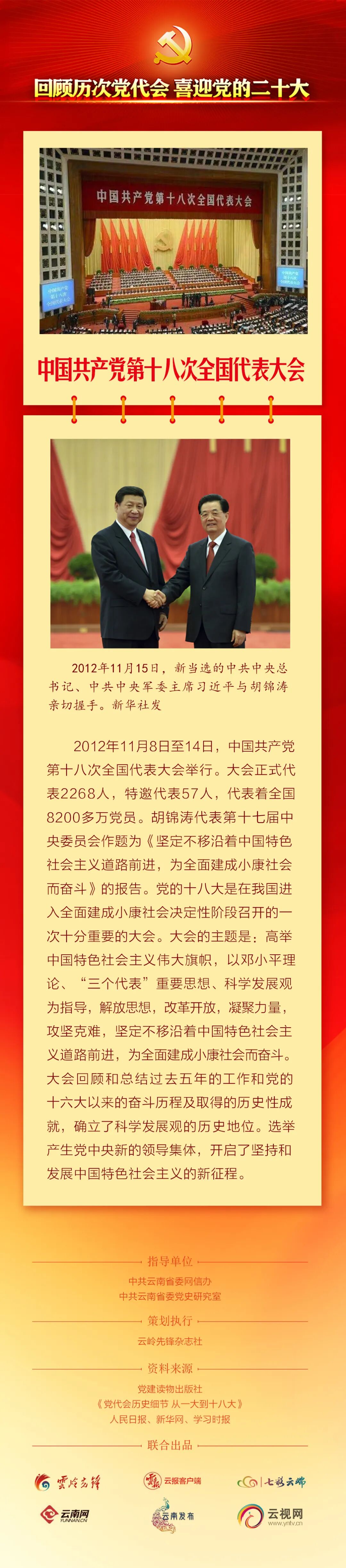 喜迎党的二十大回顾中共十八大