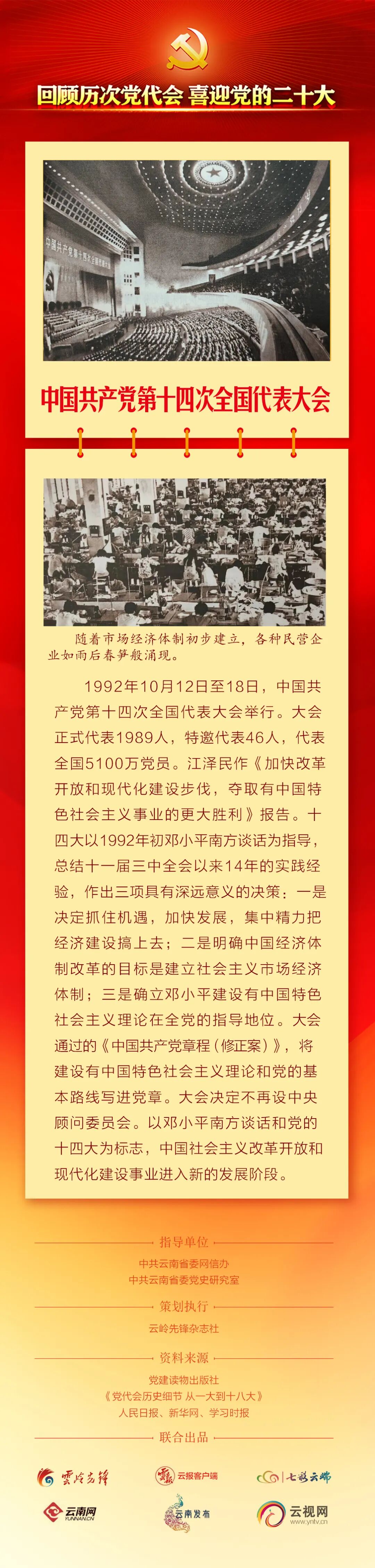 喜迎党的二十大回顾中共十四大