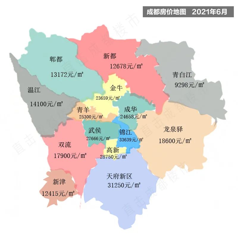 成都买房分区地图图片