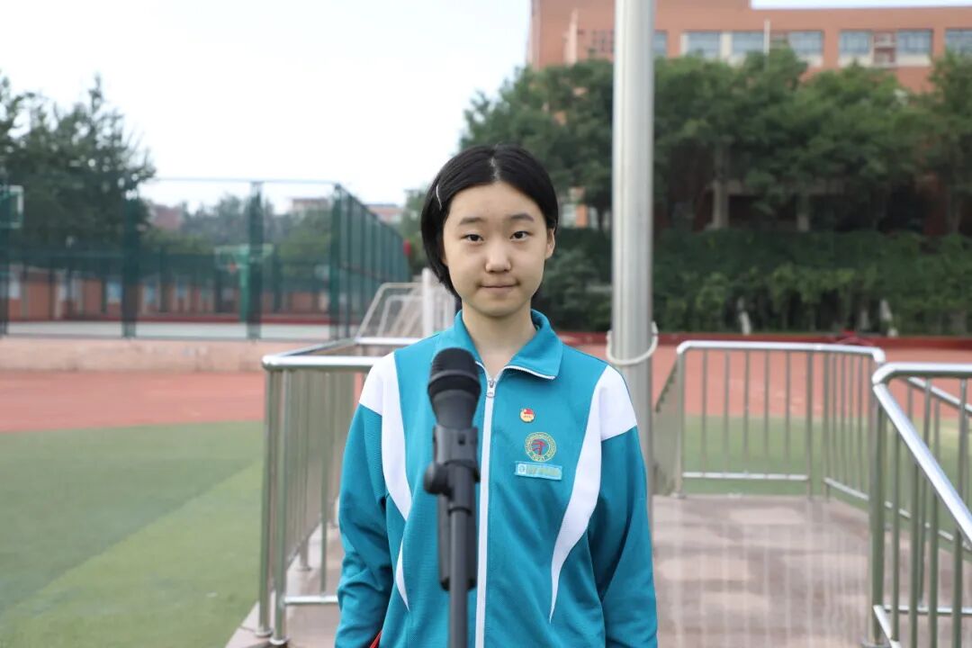 记录山东师范大学第二附属中学的一场升旗仪式!