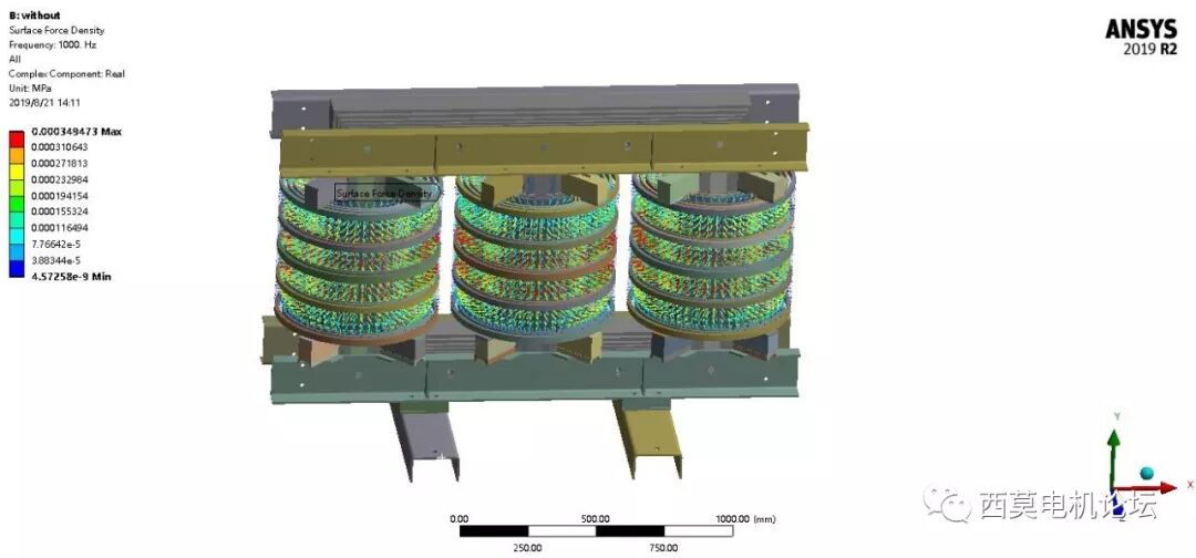 基于ANSYS Workbench的变压器振动噪声仿真分析的图19