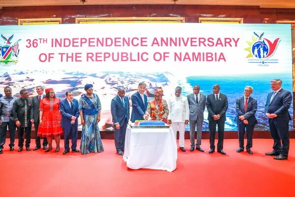 外交部副部长苗得雨出席纳米比亚独立36周年招待会-中非友好经贸发展工作委员会