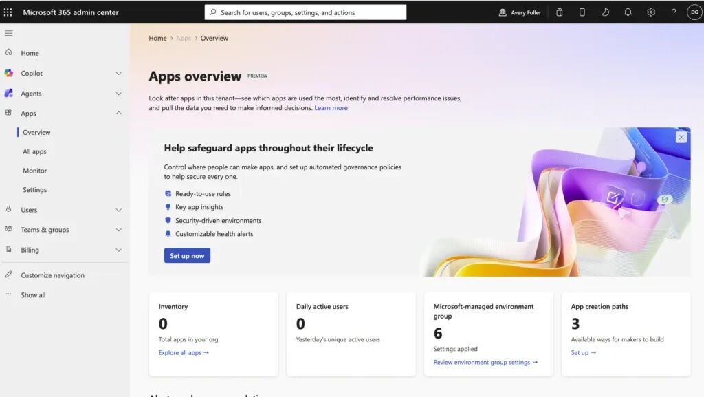 Microsoft 365管理中心应用概览