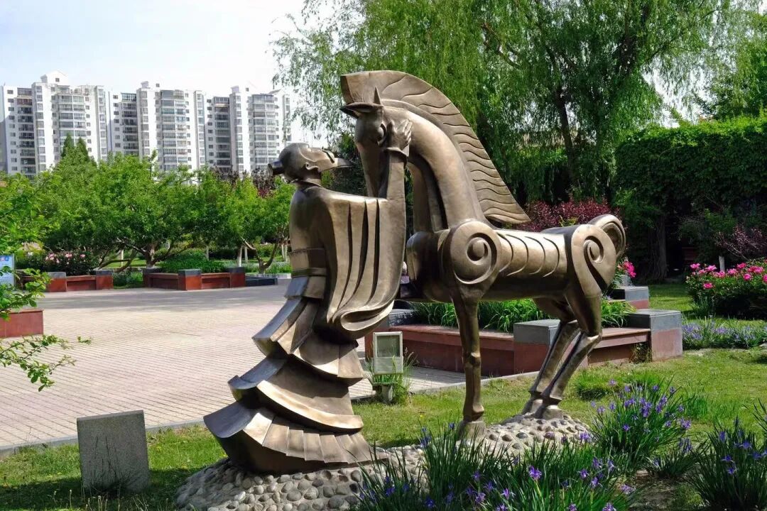 嘉峪关城市地标13城市雕塑