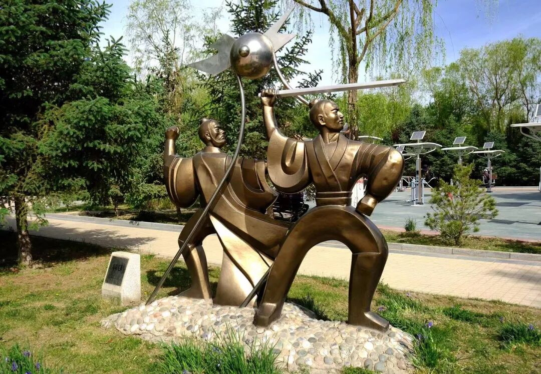 嘉峪关城市地标13城市雕塑