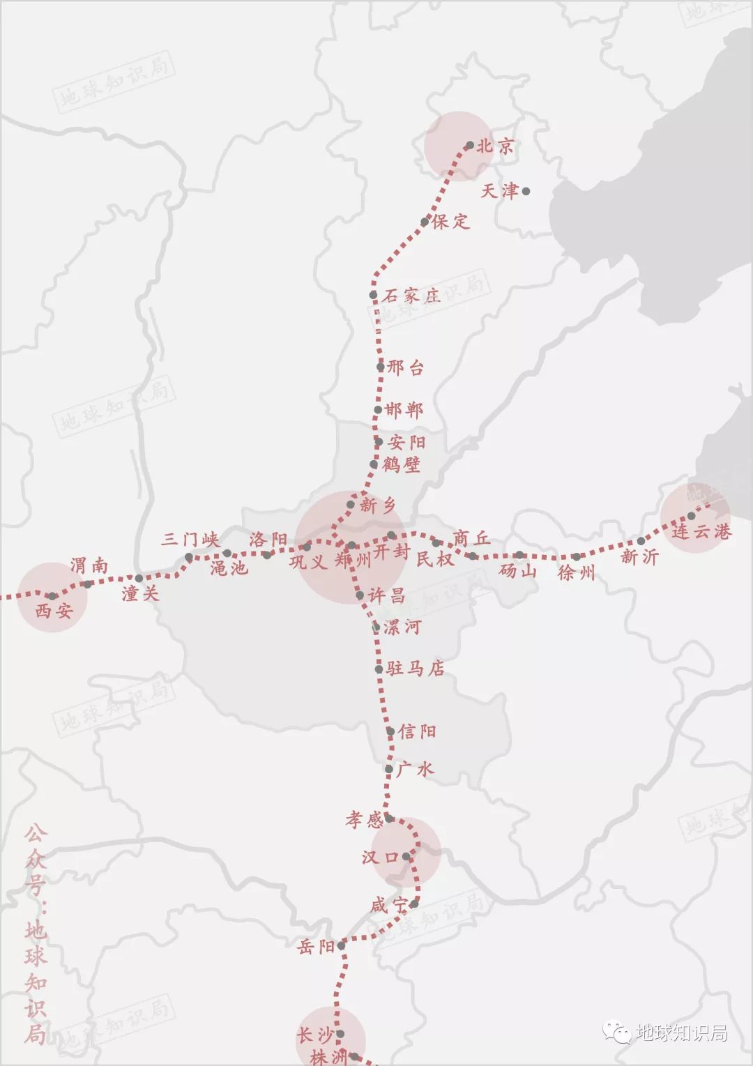 河南火车地图路线图图片
