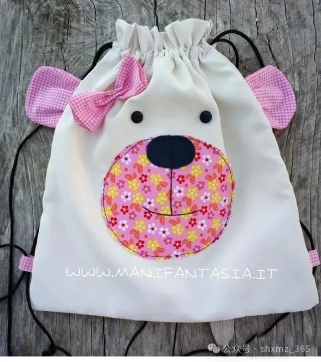 子母袋怎么做束口袋，换几个花样，萌萌宠宠的都喜欢_https://www.jmylbn.com_新闻资讯_第36张