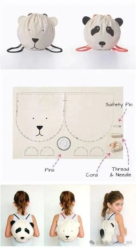 子母袋怎么做束口袋，换几个花样，萌萌宠宠的都喜欢_https://www.jmylbn.com_新闻资讯_第16张