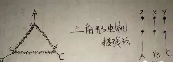 电动机三角型与星型的区别和接线方法图解的图5